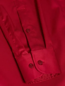 Wam Denim Overhemd Lange Mouwen|Overhemd Lange Mouw 75665 Pelle Red