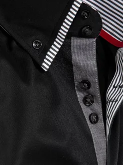 Wam Denim Overhemd Lange Mouwen|Overhemd Lange Mouw 75720 Perth Black