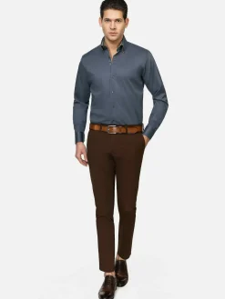 Wam Denim Overhemd Lange Mouwen|Overhemd Lange Mouw Roma Anthracite
