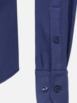 Wam Denim Overhemd Lange Mouwen|Overhemd Lange Mouw 75660 Sella Navy