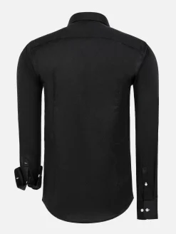 Wam Denim Overhemd Lange Mouwen|Overhemd Lange Mouw 75718 Sydney Black