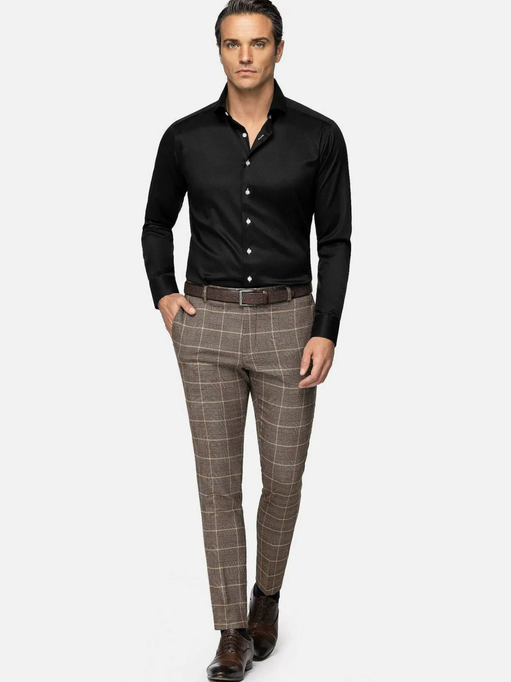 Wam Denim Overhemd Lange Mouwen|Overhemd Lange Mouw 75718 Sydney Black