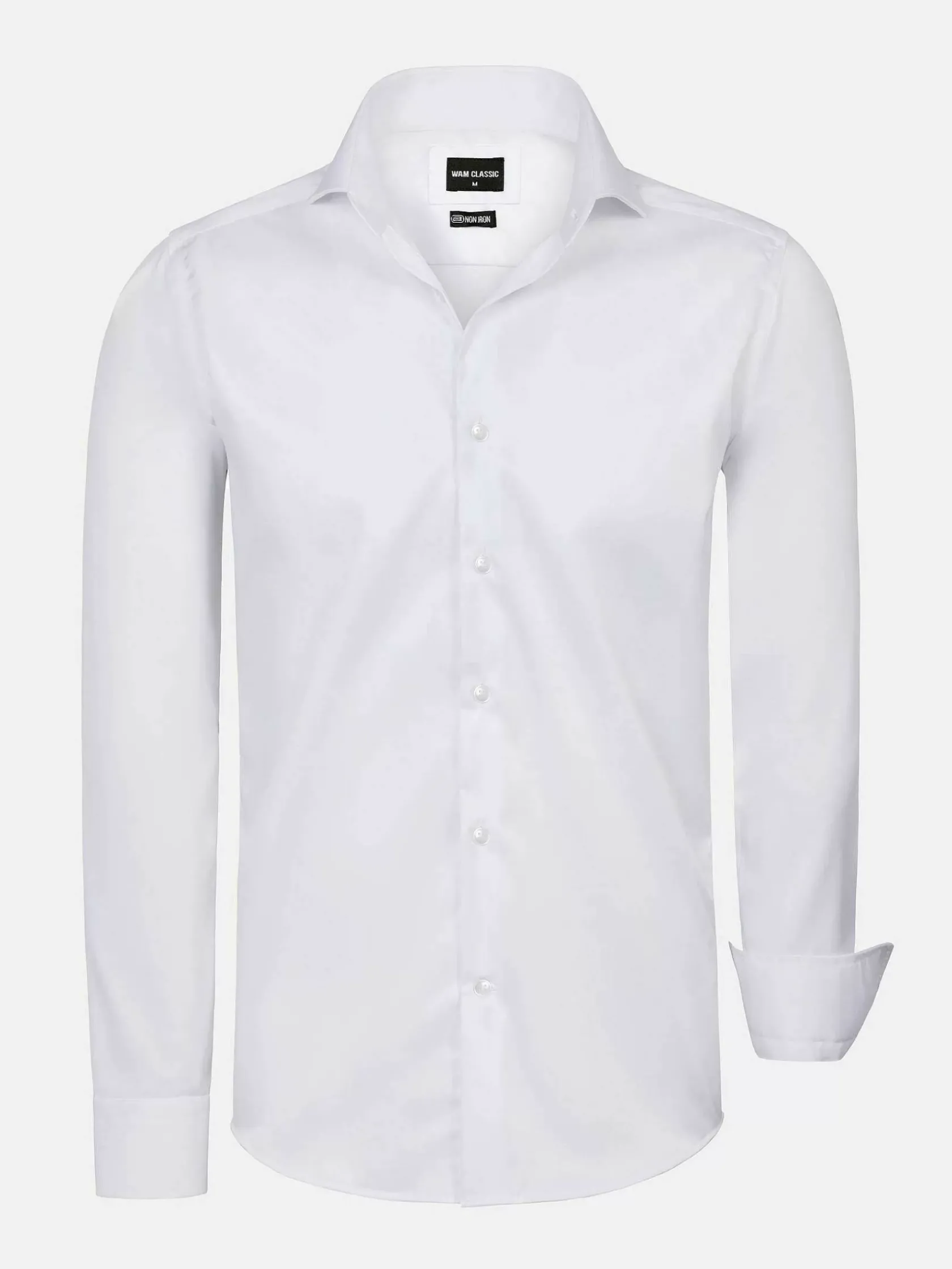 Wam Denim Overhemd Lange Mouwen|Overhemd Lang Mouw 75665 Harvey Specter White