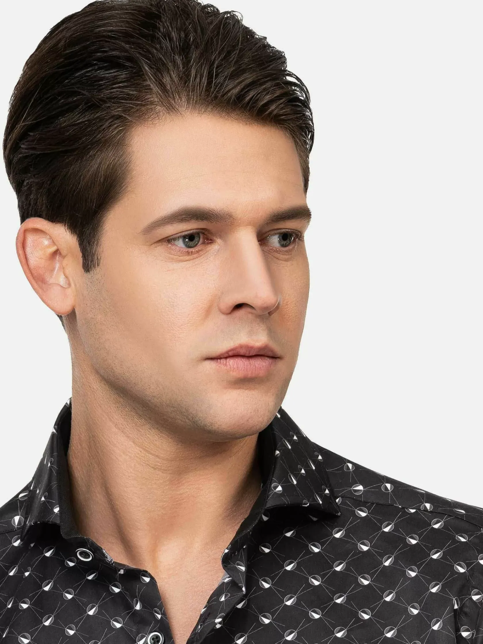 Wam Denim Overhemd Lange Mouwen|Overhemd Lnage Mouw 75676 Kurt Black