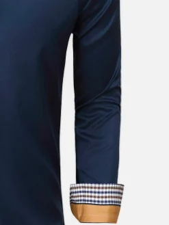 Wam Denim Overhemd Lange Mouwen|Overhemd 75428 Roma Navy