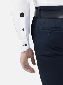 Wam Denim Overhemd Lange Mouwen|Overhemd 75488 Todi White