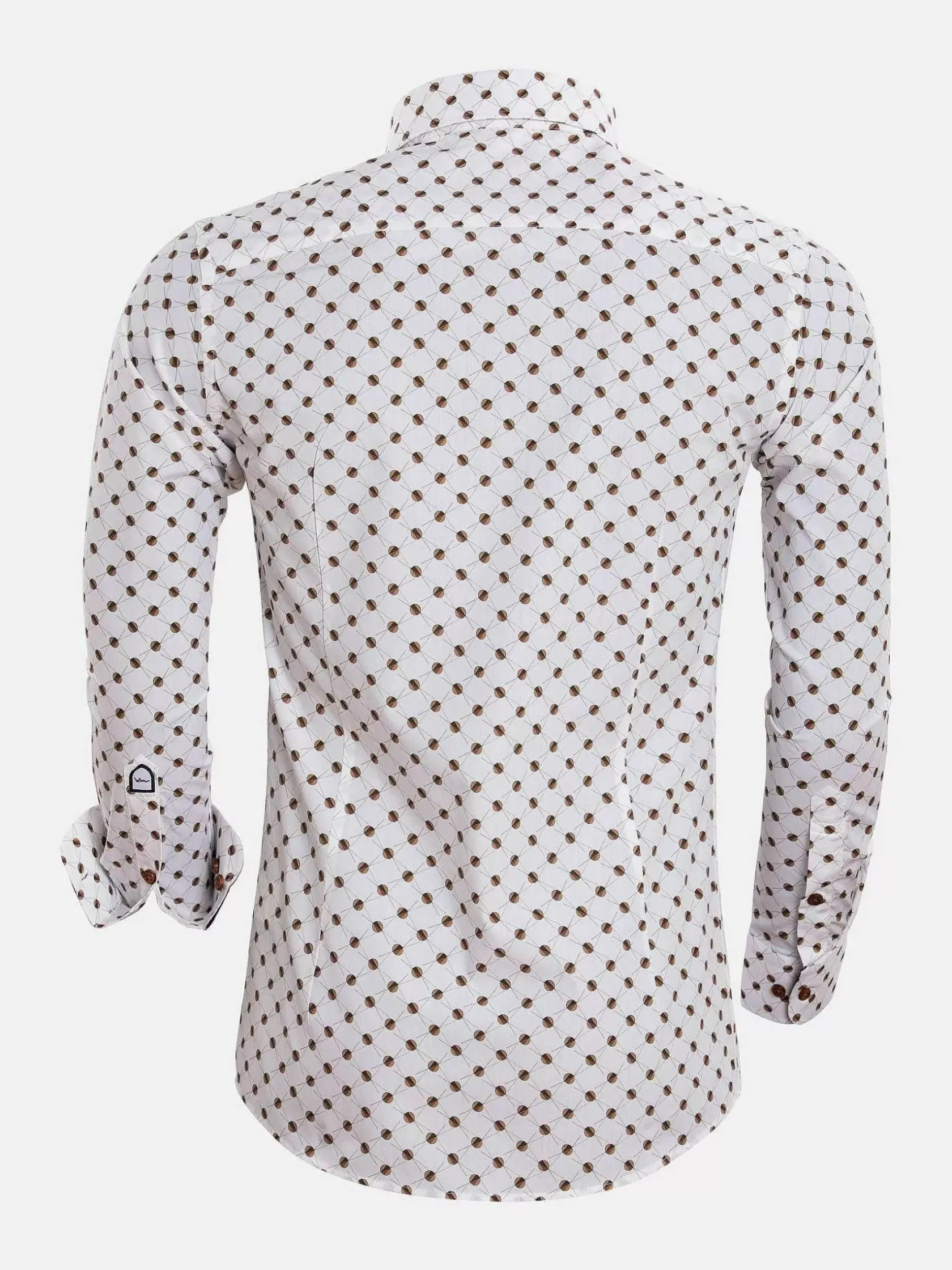 Wam Denim Overhemd Lange Mouwen|Overhemd 75568 Trento White