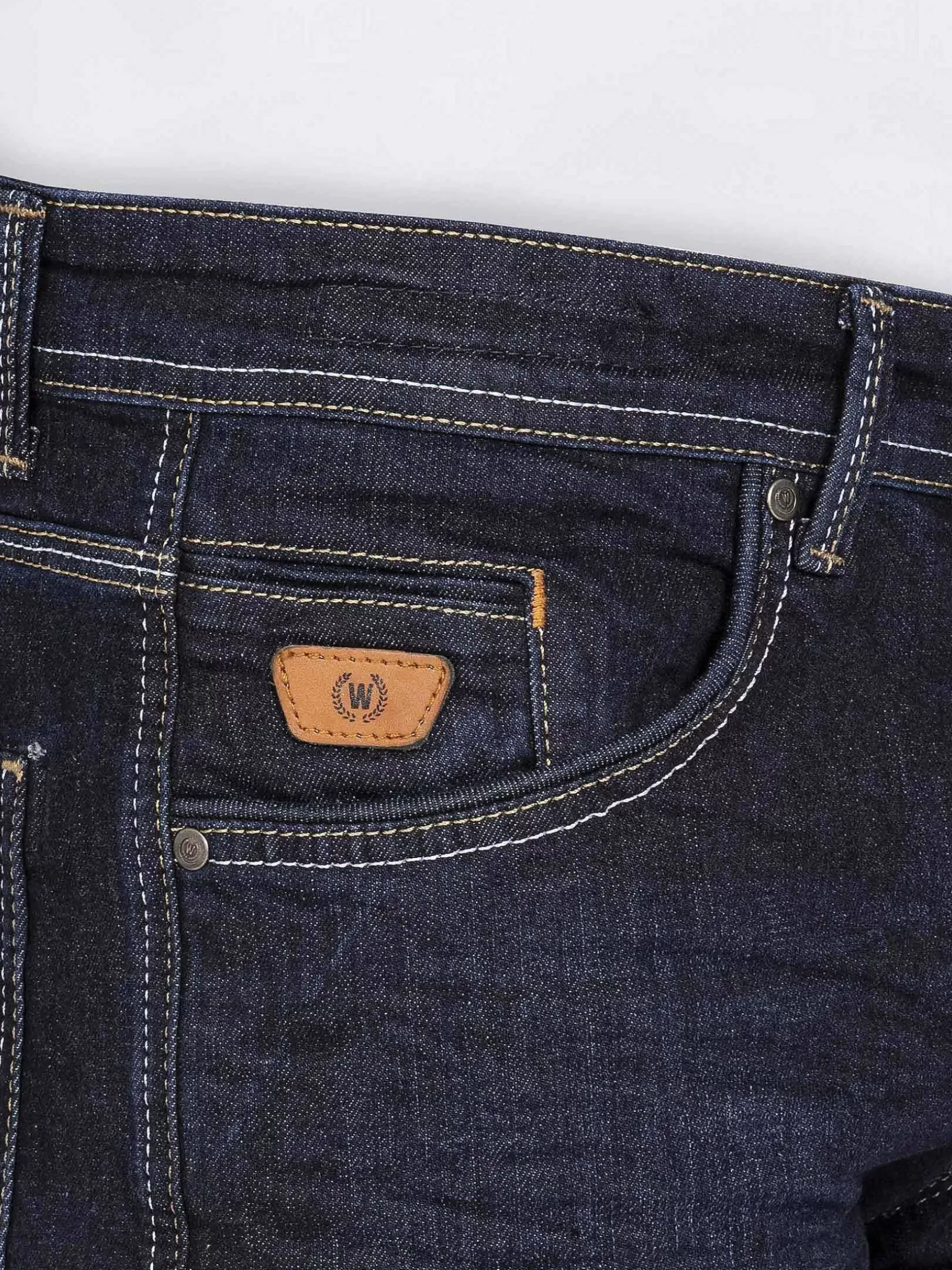 Wam Denim Jeans|Oxford Slim Fit Dark Navy Jeans