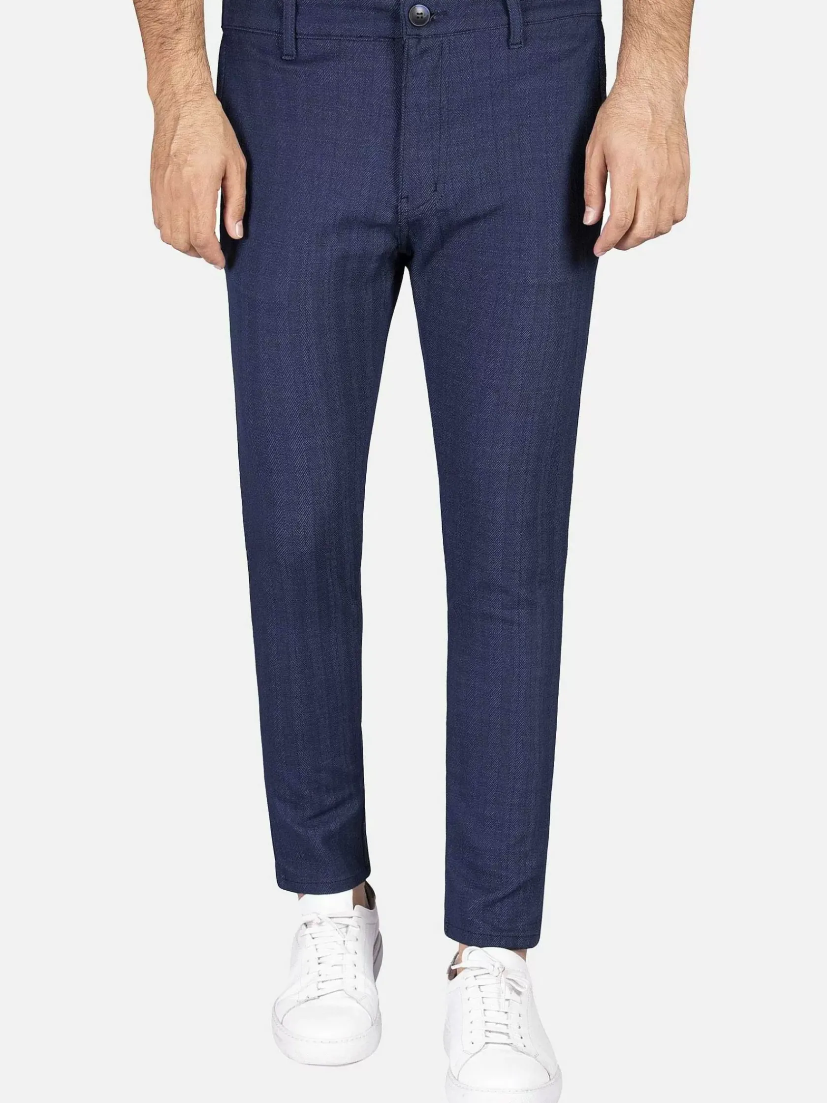 Wam Denim Pantalons|Pantalon 72324 Moos Navy