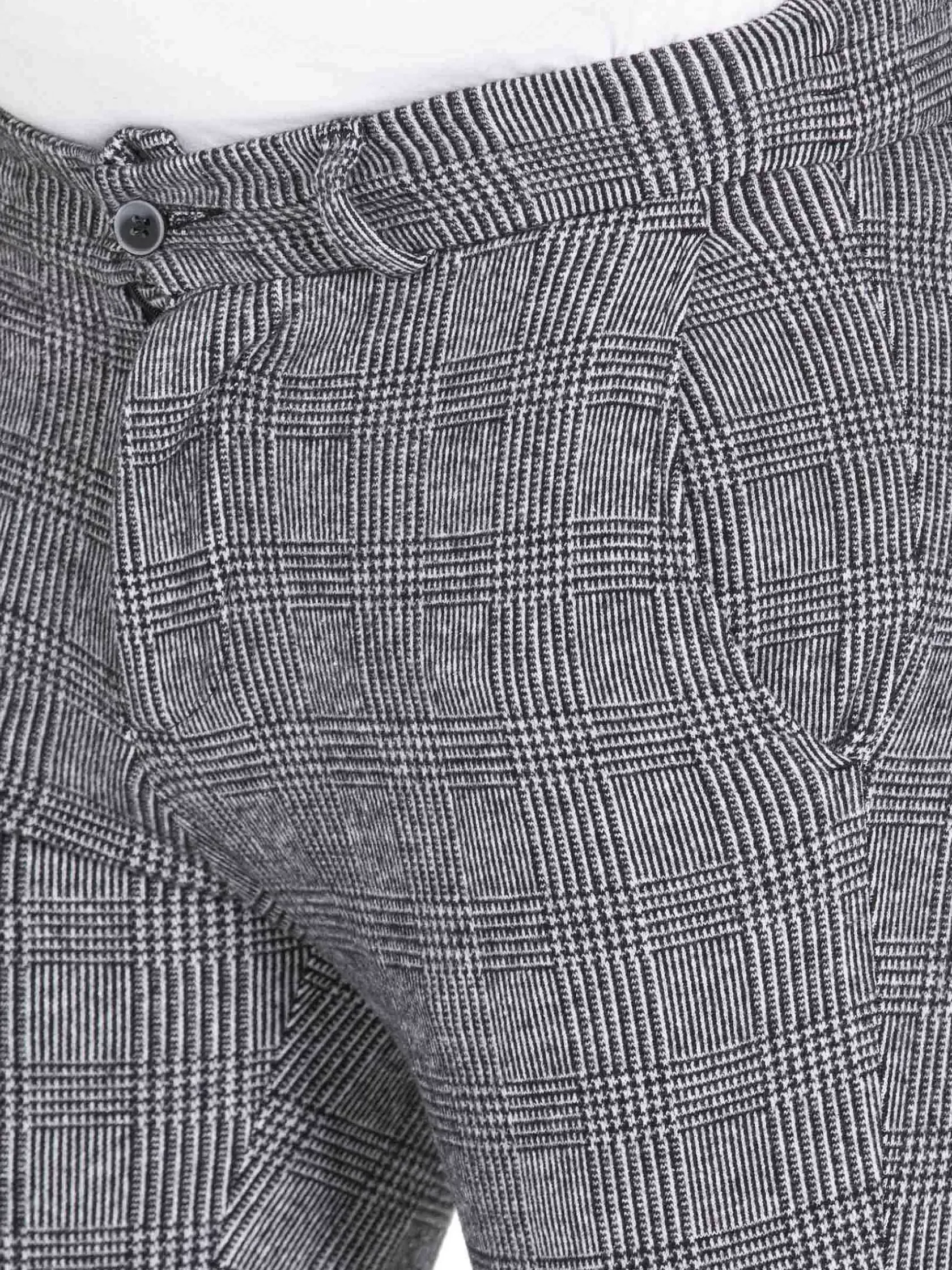 Wam Denim Chino'S|Pantalon 70058 Paxton Black White