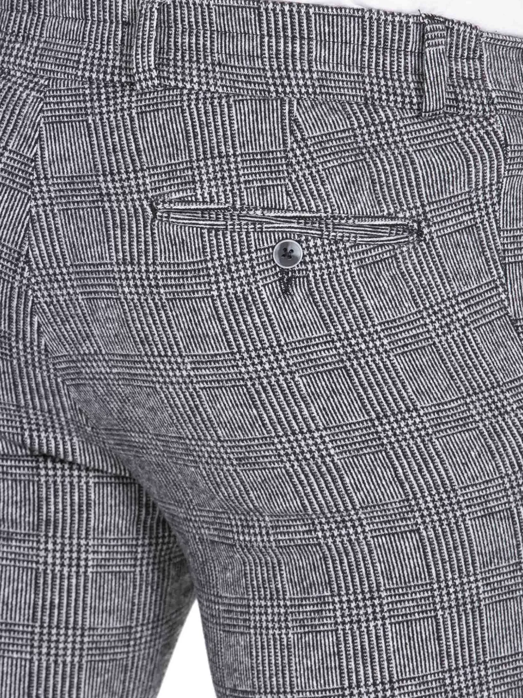 Wam Denim Chino'S|Pantalon 70058 Paxton Black White