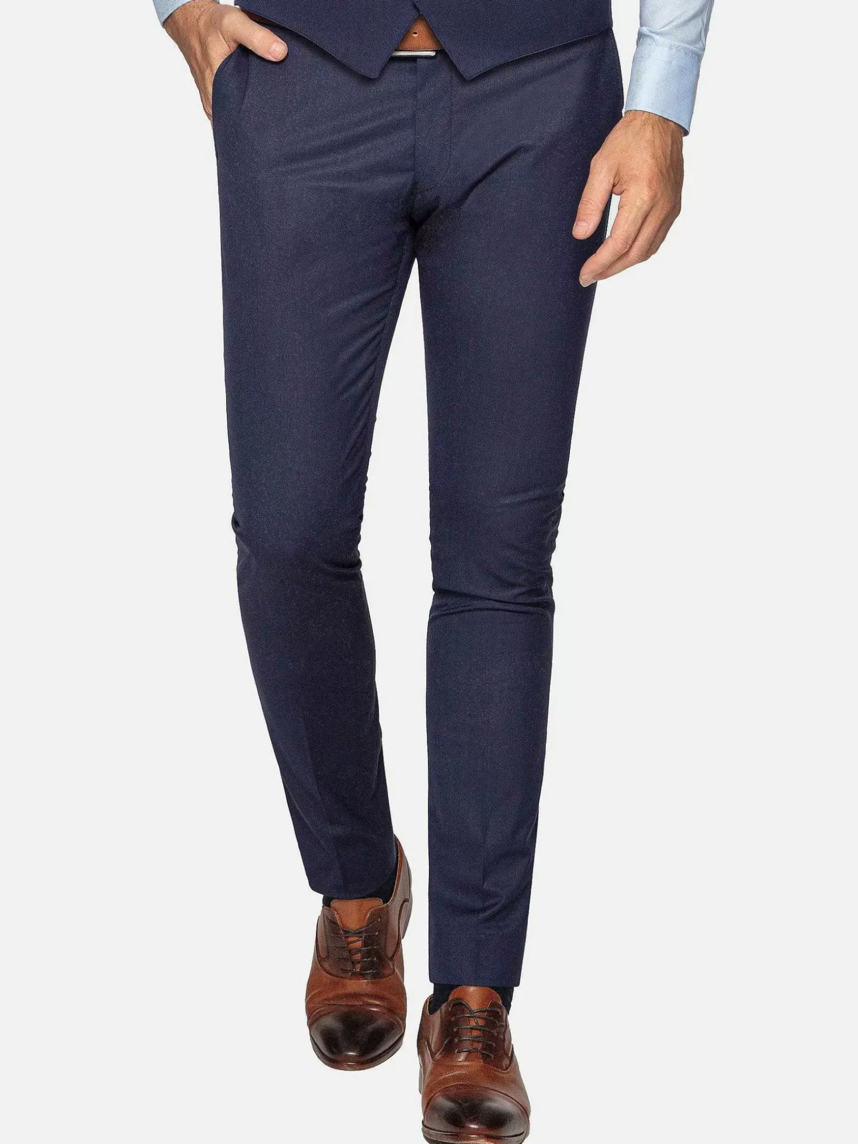 Wam Denim Pantalons|Pantalon 70071 Scotsville Navy