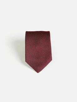 Wam Denim Stropdassen|Pierce Dark Red Stropdas