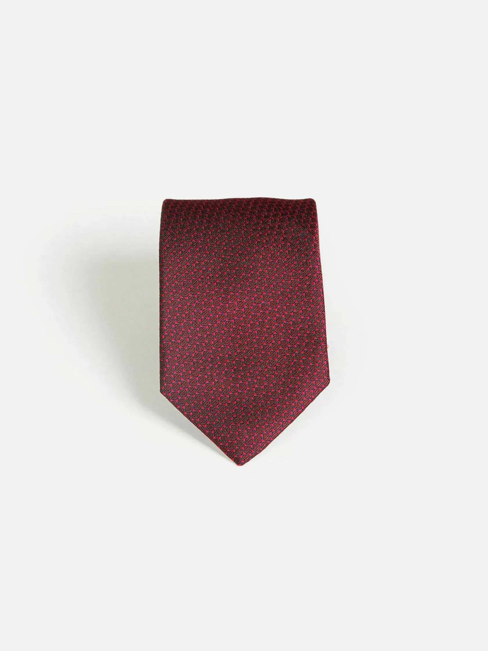 Wam Denim Stropdassen|Pierce Dark Red Stropdas