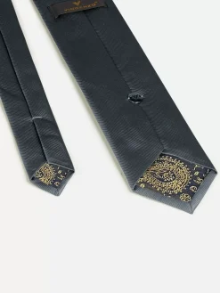 Wam Denim Stropdassen|Pierce Grey Tie