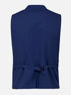 Wam Denim Gilets|Plaid Vest Fabian Blue