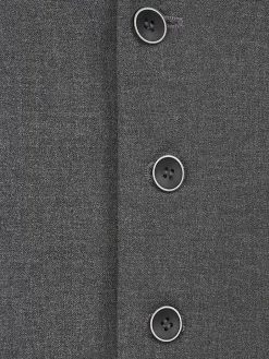 Wam Denim Gilets|Plaid Vest 74111 Strazburg Anthracite