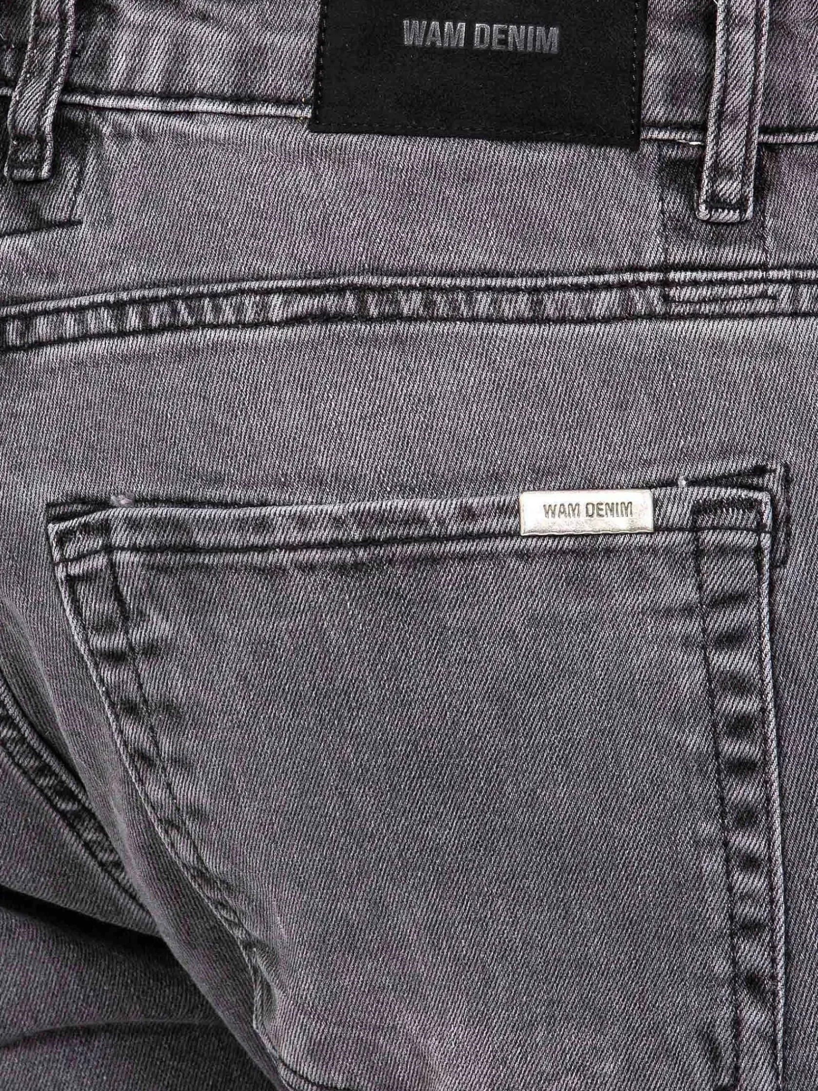 Wam Denim Jeans|Rance Regular Fit Anthracite Faded Jeans