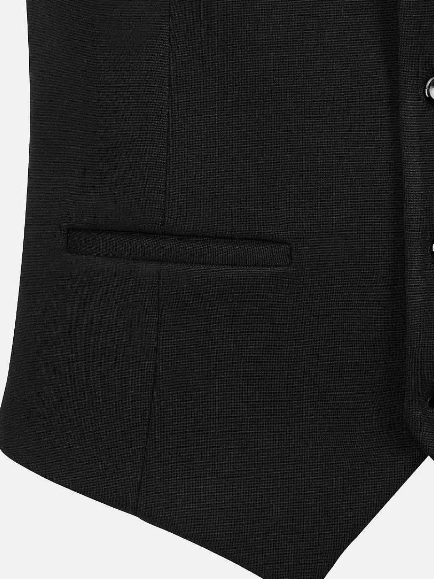 Wam Denim Gilets|Red Wood Glen Check Slim Fit Dark Red Black Suit Gilet