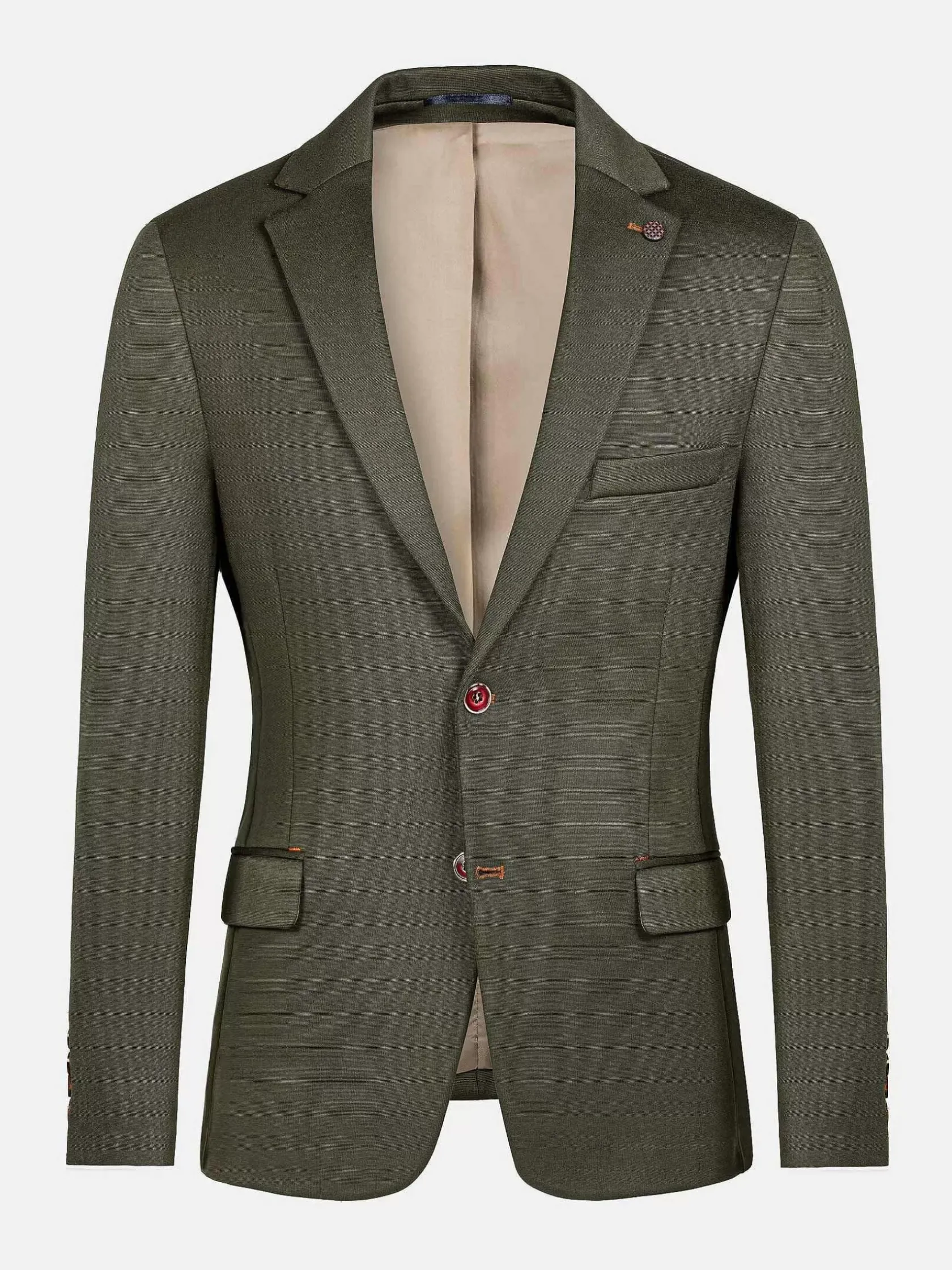 Wam Denim Colberts|Relaxed Slim Fit Monarch Khaki Colbert