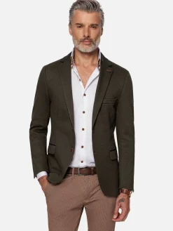 Wam Denim Colberts|Relaxed Slim Fit Monarch Khaki Colbert