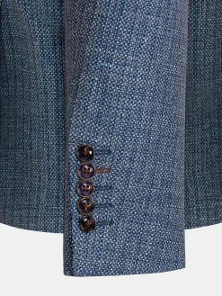 Wam Denim Colberts|Sandro Single Breasted Light Navy Colbert