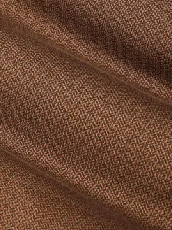 Wam Denim Jeans|Santiago Slim Fit Textured Brown Jeans