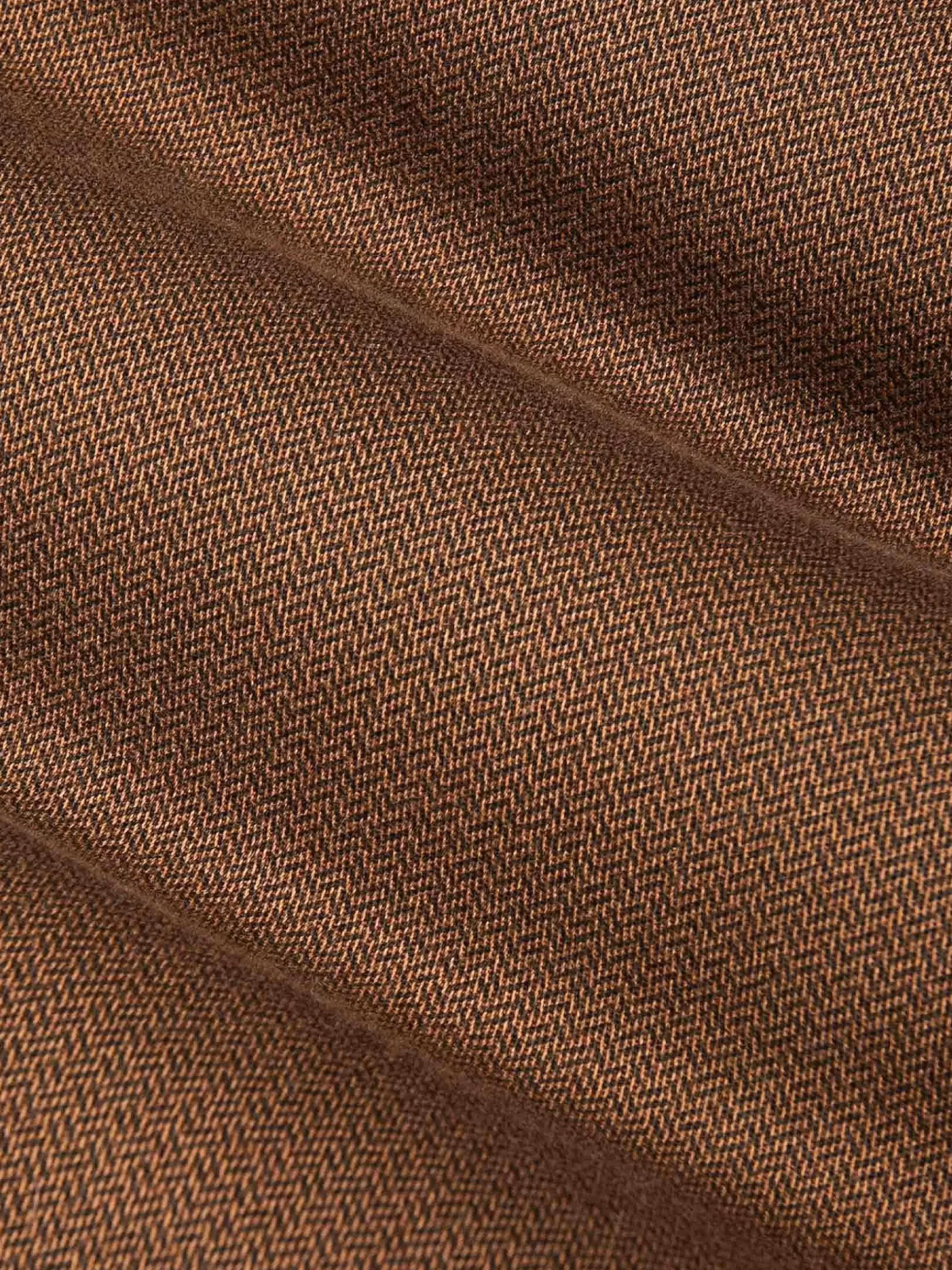 Wam Denim Jeans|Santiago Slim Fit Textured Brown Jeans