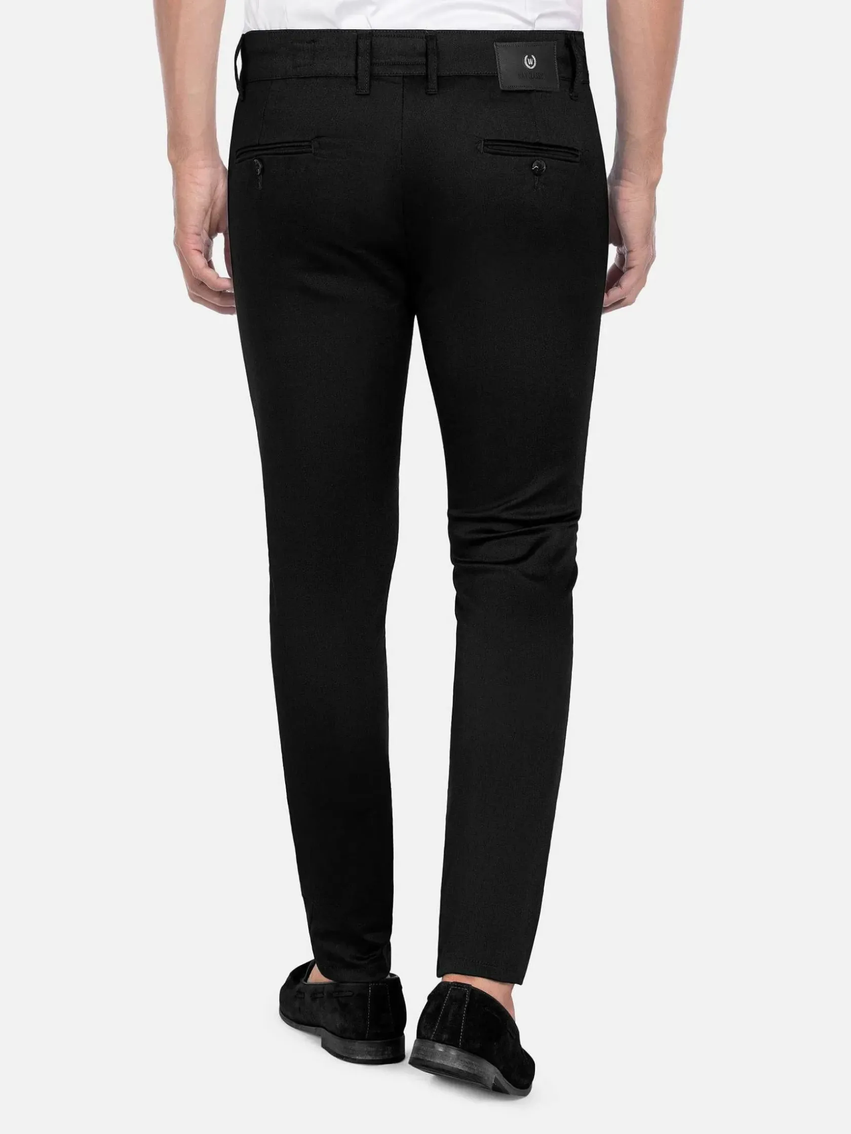 Wam Denim Chino'S|Scarlet Slim Fit Black Chino