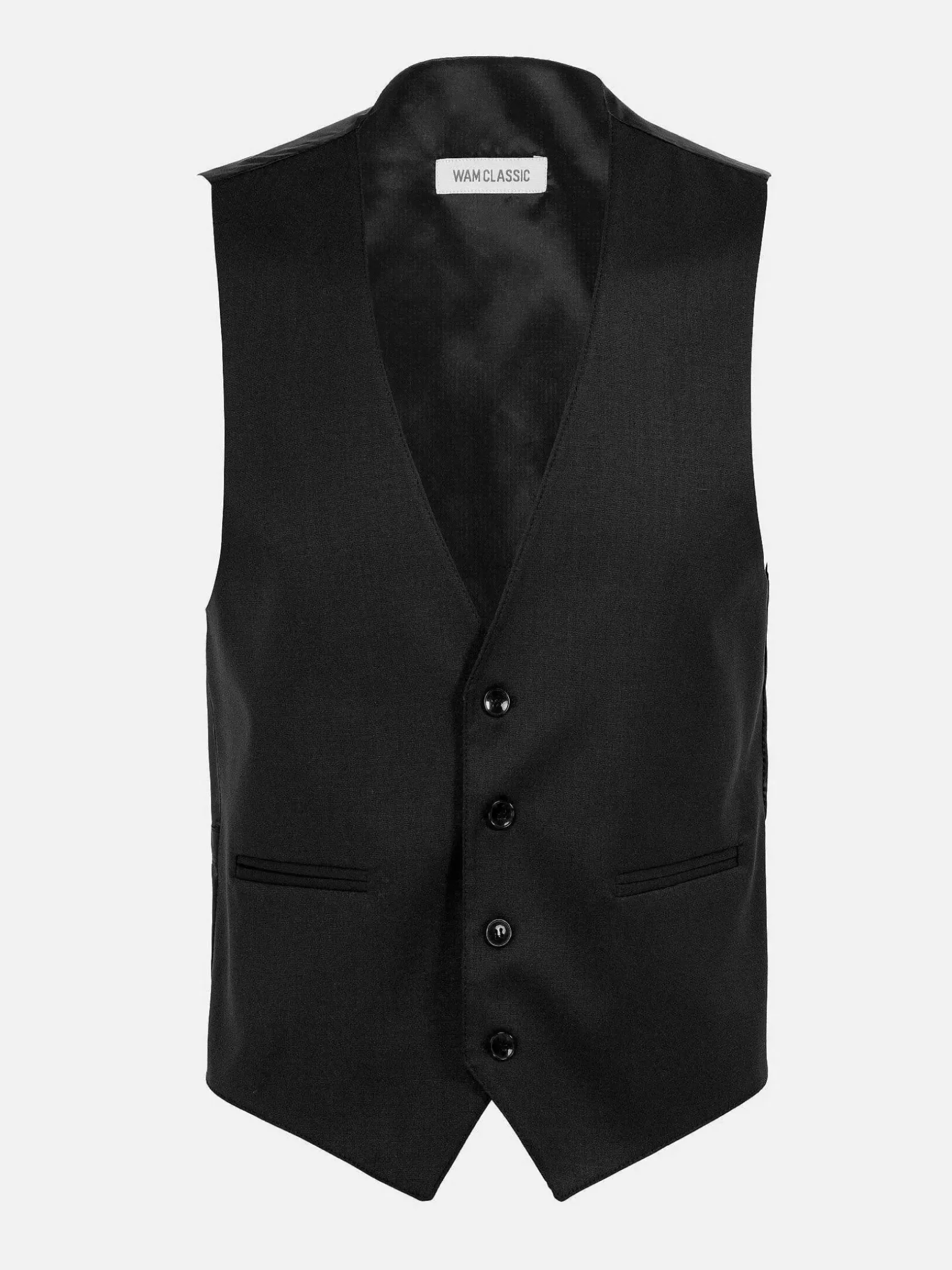 Wam Denim Vesten|Scottsville Slim Fit Black Suit Gilet