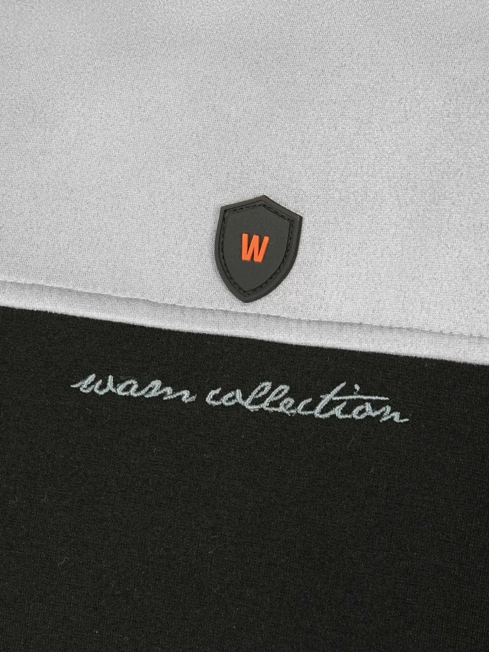 Wam Denim Sweaters|Sedona Round-Neck Grey Black Sweater