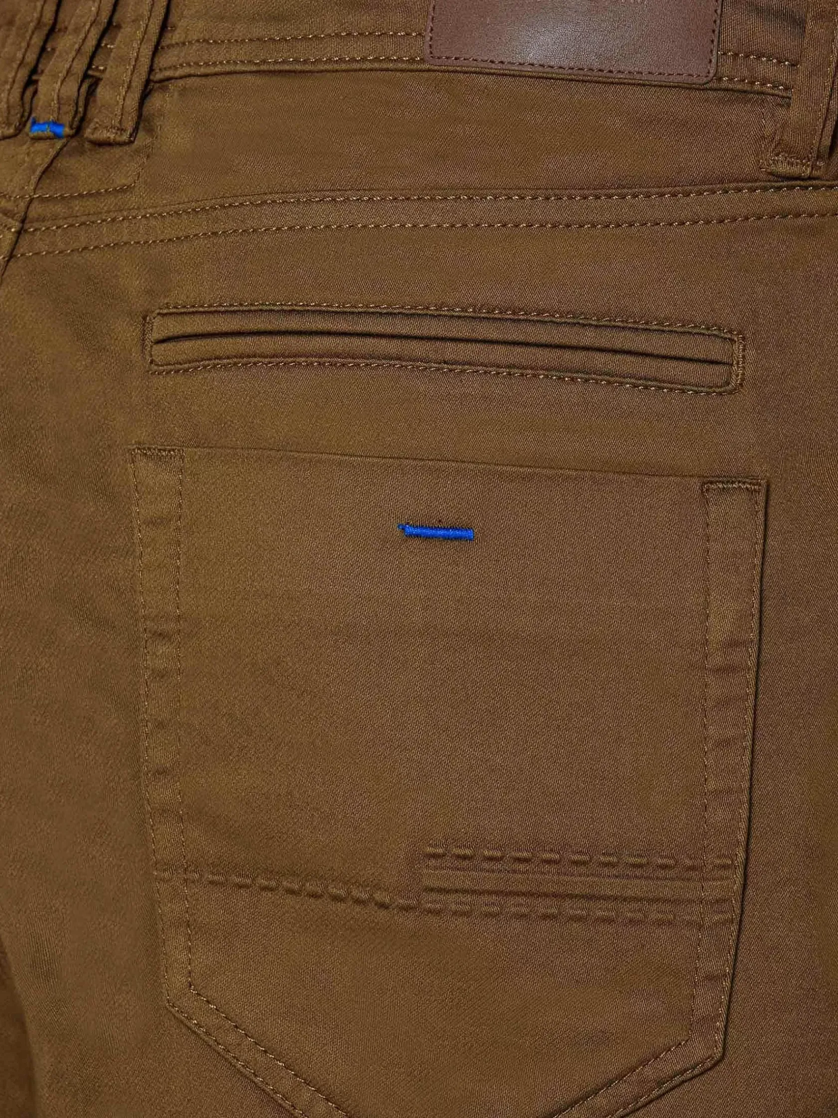 Wam Denim Jeans|Serengeti Stretchy Slim Fit Dark Beige Jeans