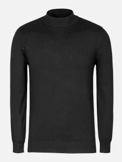 Wam Denim Sweaters|Siena Round-Necked Black Sweater