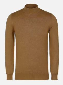 Wam Denim Sweaters|Siena Round-Necked Brown Sweater