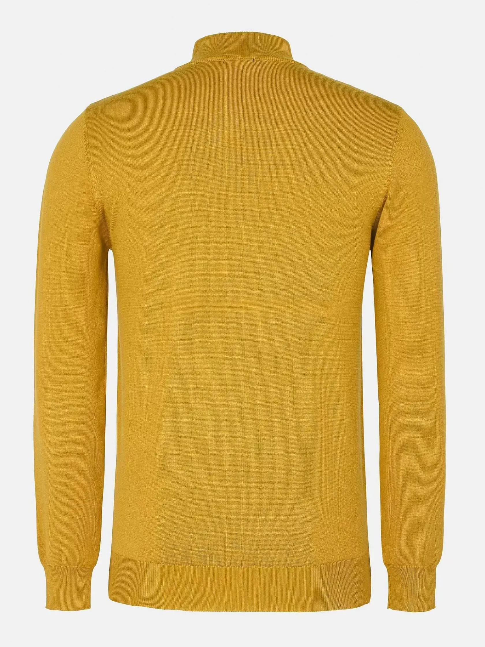 Wam Denim Sweaters|Siena Round-Necked Dark Yellow Sweater