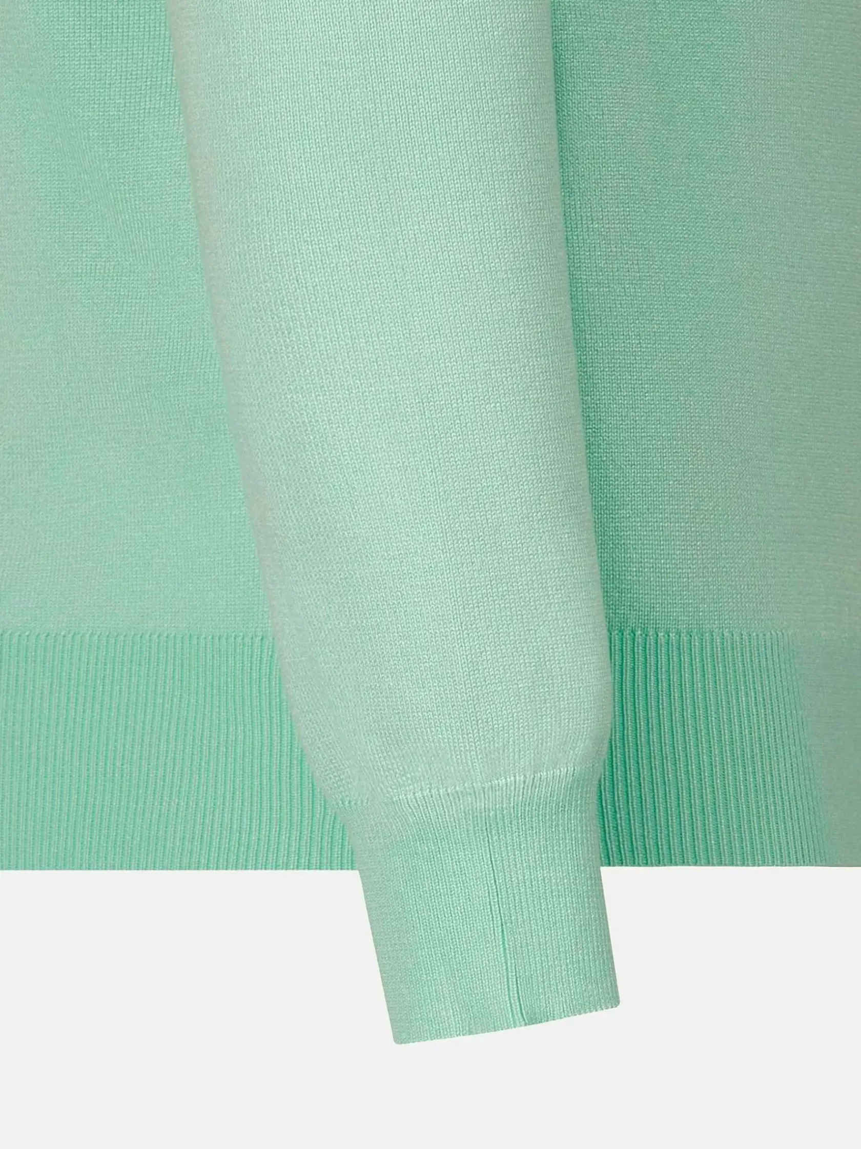 Wam Denim Sweaters|Siena Round-Necked Menthol Sweater