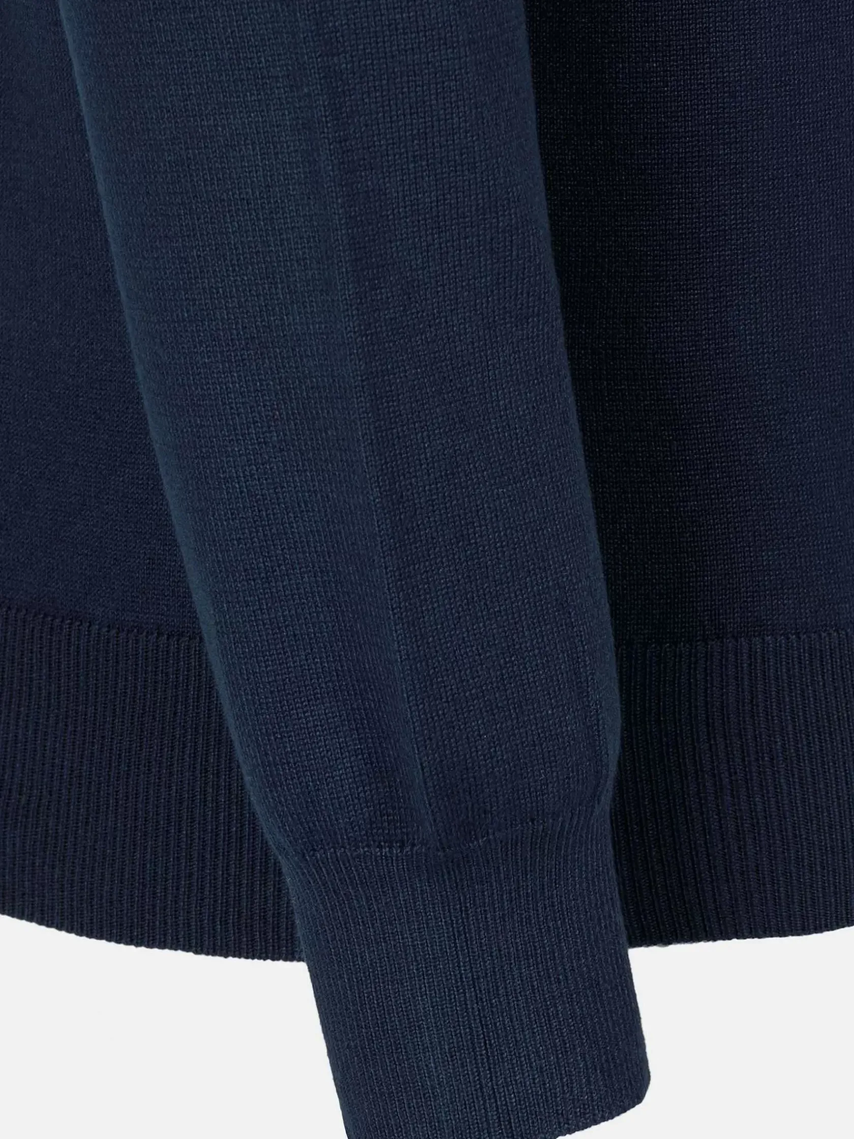 Wam Denim Sweaters|Siena Round-Necked Navy Sweater