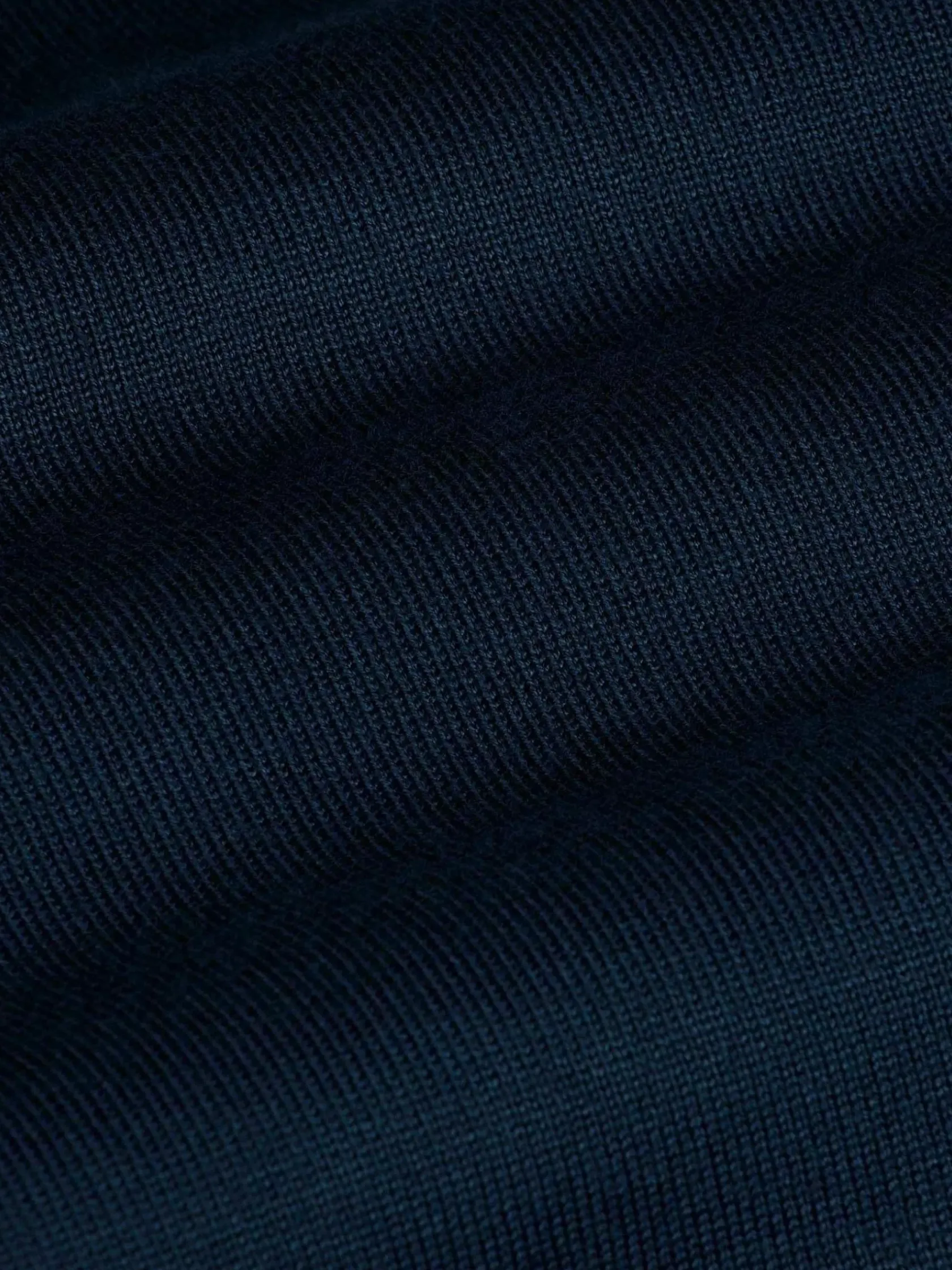 Wam Denim Sweaters|Siena Round-Necked Navy Sweater