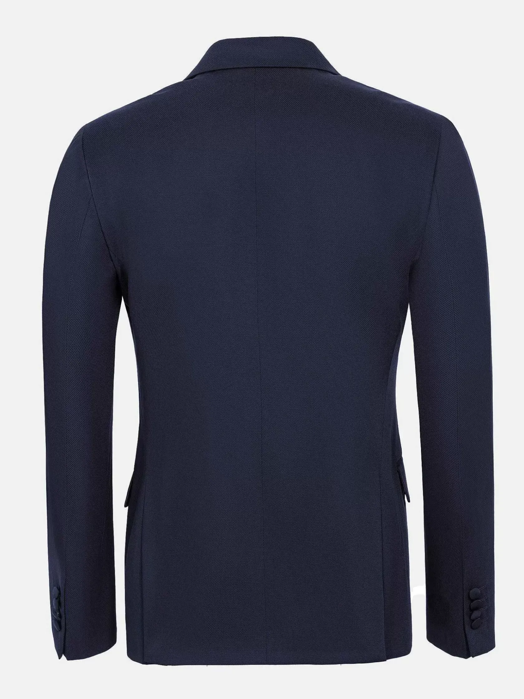 Wam Denim Colberts|Single Breasted Textured Navy Colbert