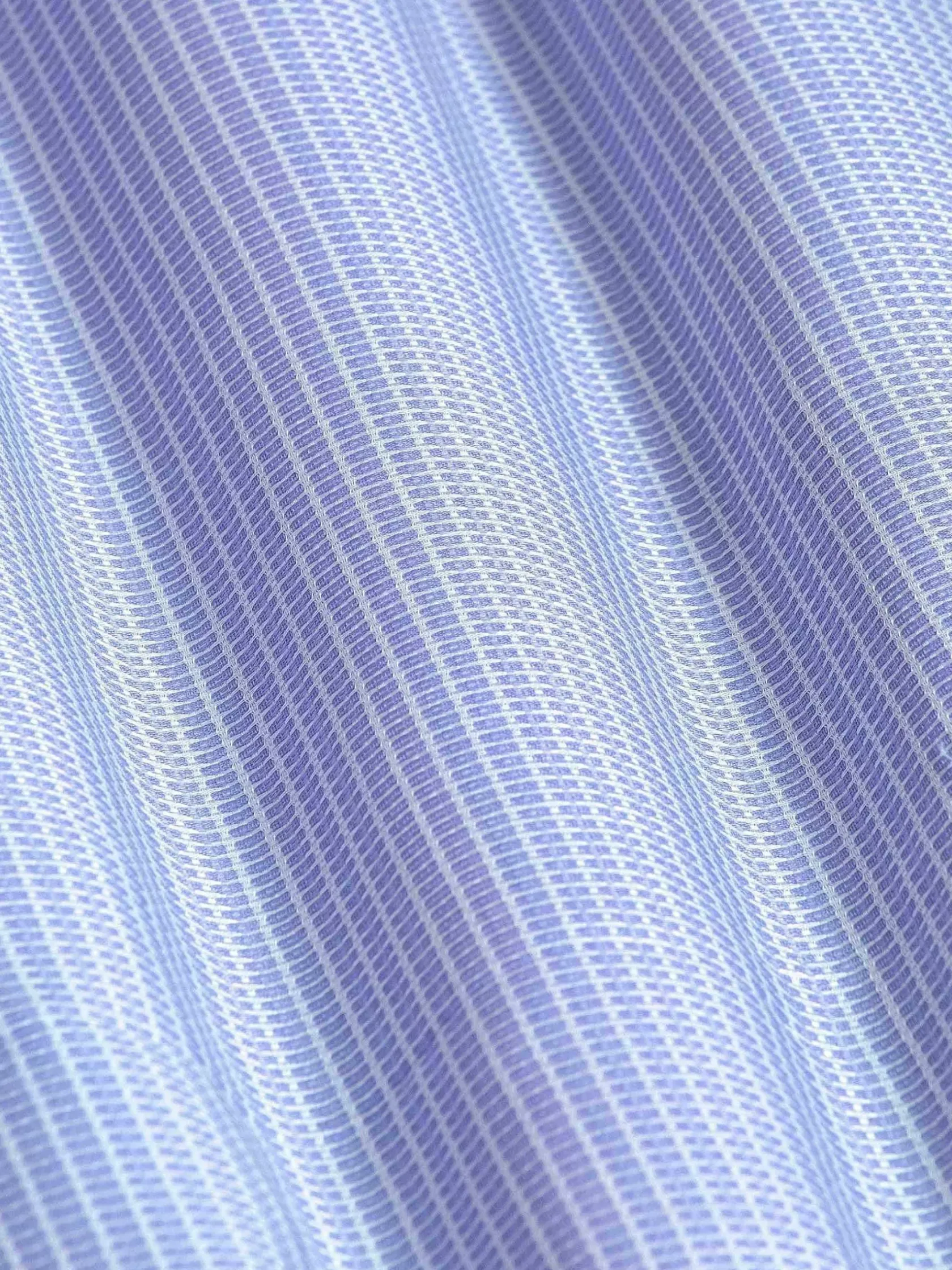 Wam Denim Overhemd Lange Mouwen|Sky Lake Blue Micro Patterned Long Sleeve Shirt