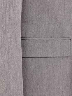 Wam Denim Colberts|Slim Fit Double Breasted Grey Colbert
