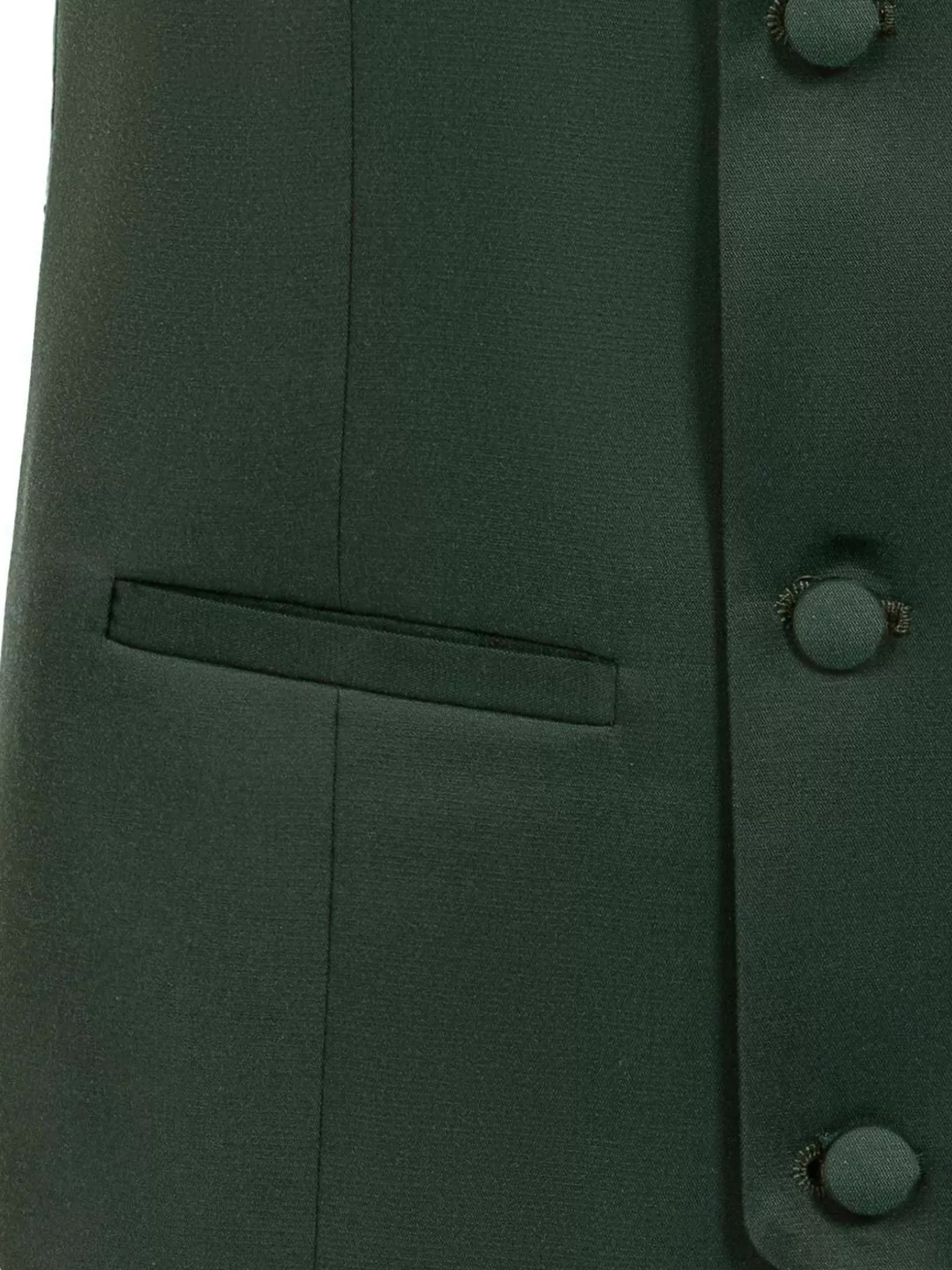 Wam Denim Gilets|Slim Fit Textured Green Gilet