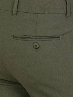 Wam Denim Pantalons|Slim Fit Textured Khaki Pantalon