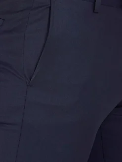 Wam Denim Pantalons|Suit Pantalon 70071 Scotsville Dark Navy
