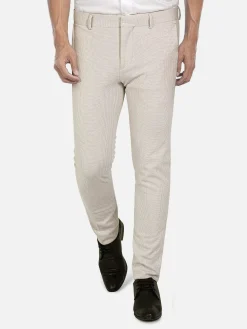 Wam Denim Pantalons|Sur Mer Slim Fit Beige Pantalon