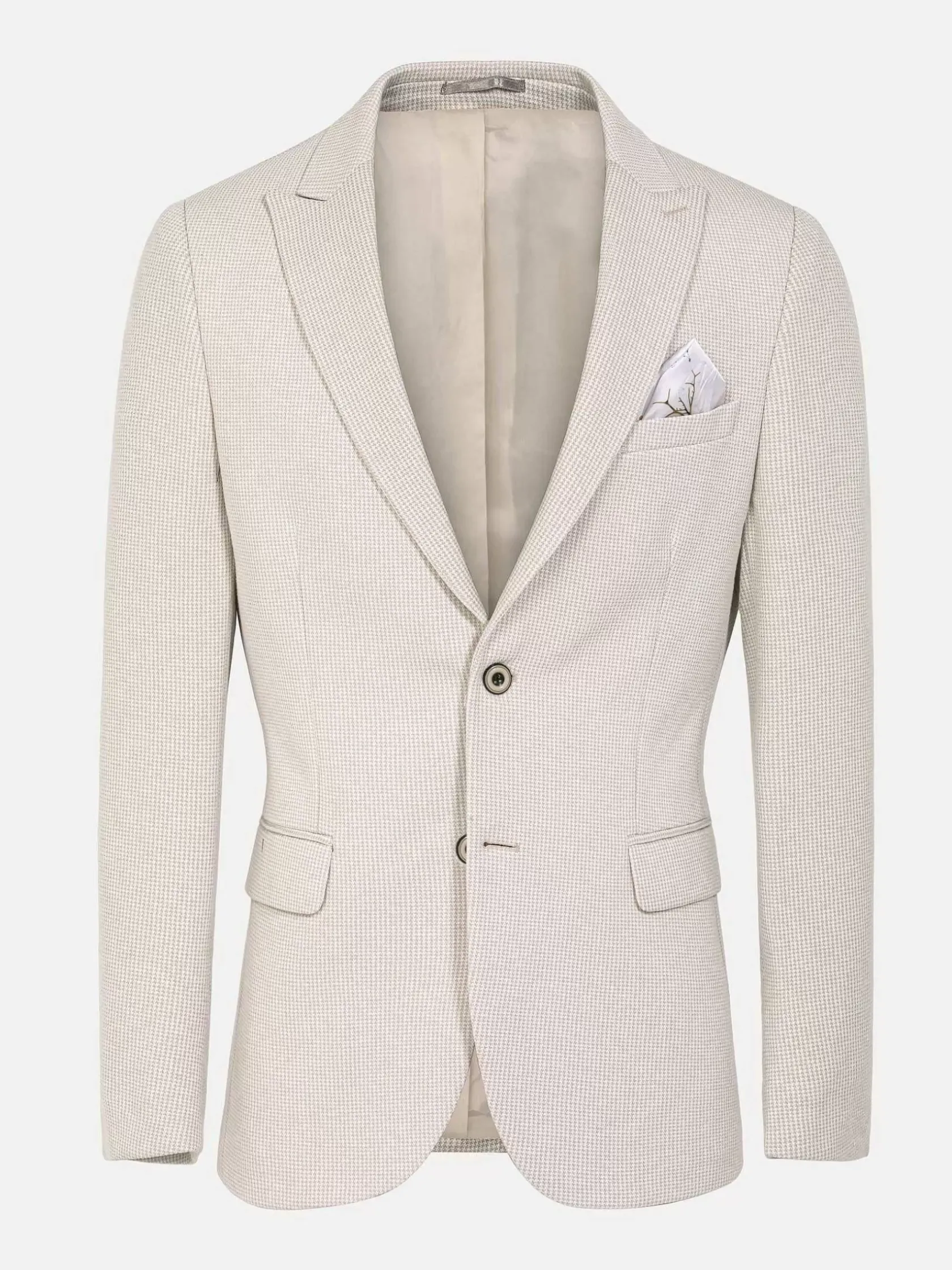 Wam Denim Colberts|Sur Mer Slim Fit Single Breasted Beige Colbert