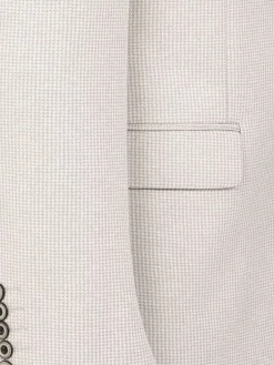 Wam Denim Colberts|Sur Mer Slim Fit Single Breasted Beige Colbert