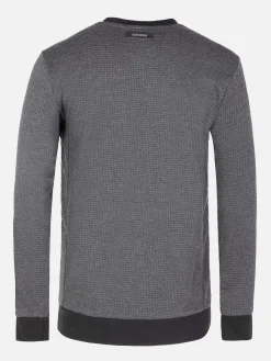 Wam Denim Sweaters|Sweater 76313 Aluva Anthracite