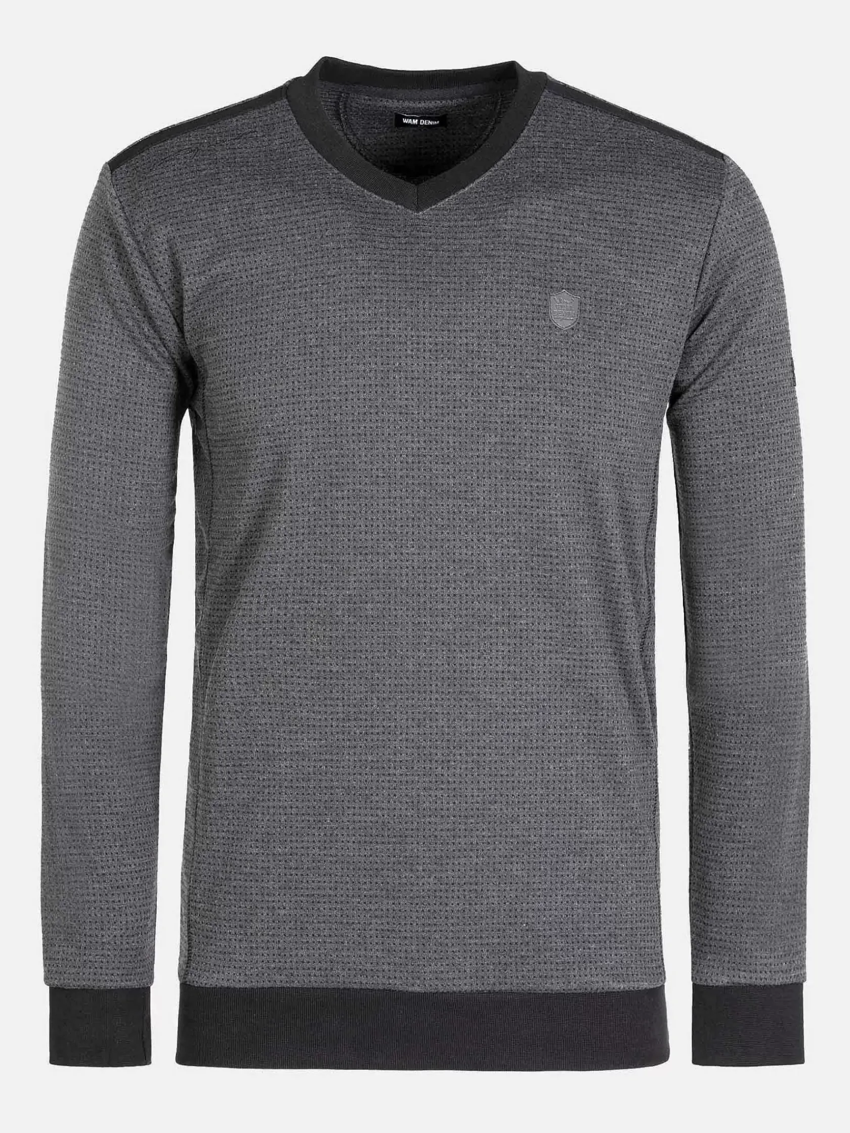Wam Denim Sweaters|Sweater 76313 Aluva Anthracite