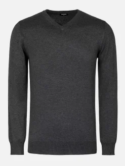 Wam Denim Sweaters|Sweater 76367 Anthracite